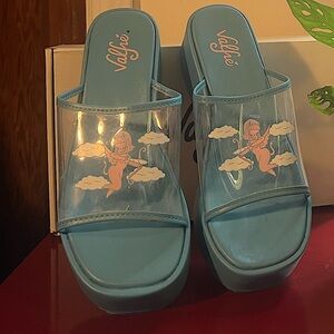 Valfré platform sandals so cute